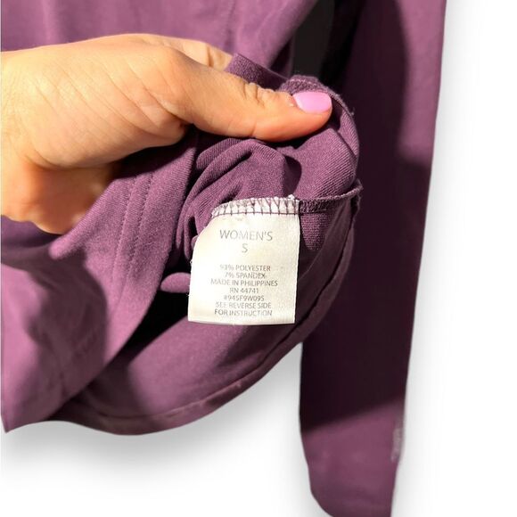 Alpine Design Purple Turtleneck Top Dri Logic Small BaseLayer - Picture 5 of 6